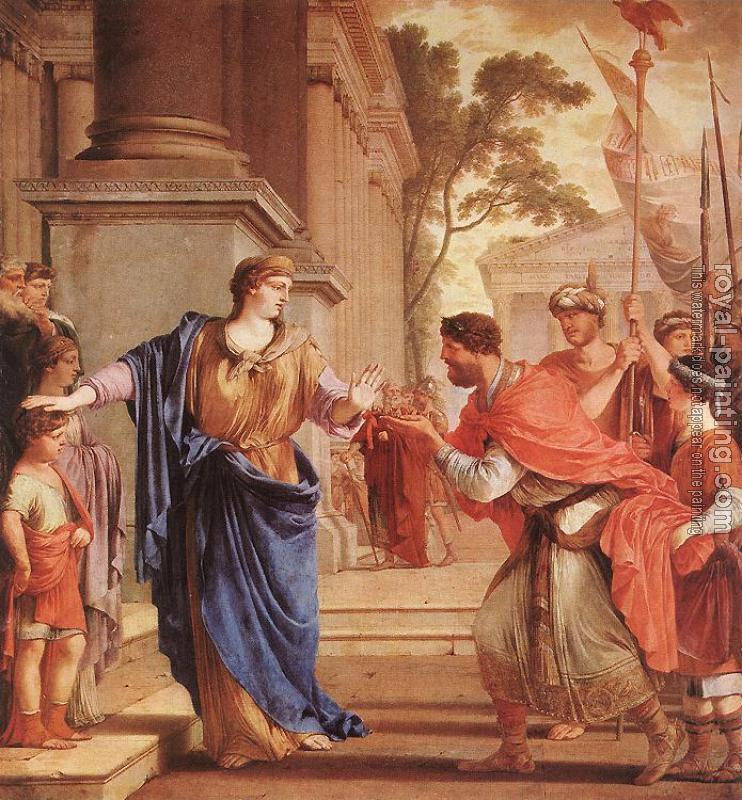 Laurent De La Hire : Cornelia Refusses the Crown of the Ptolomai